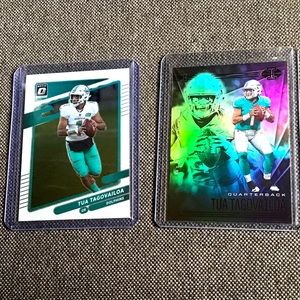 Tua Tagovailoa Rookie Card 2020 Panini Illusions & Optic Football Miami Dolphins
